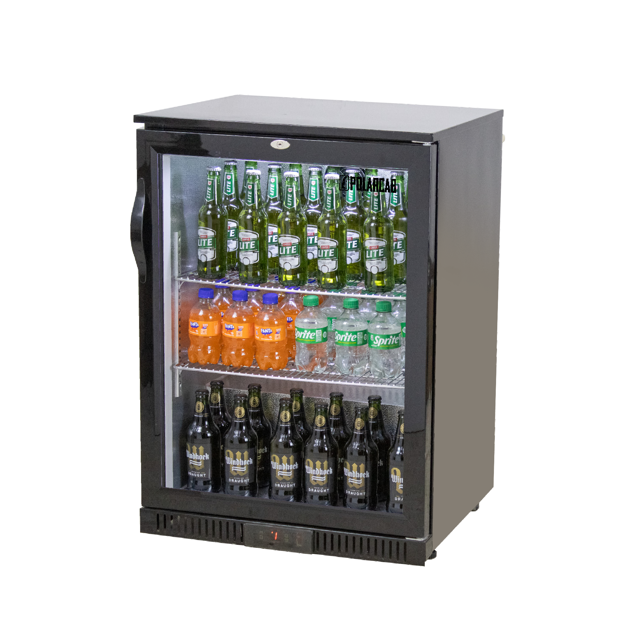 Back Bar Bottle Cooler – 1 Door, Hinged