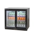 Back Bar Bottle Cooler – 2 Door, Sliding