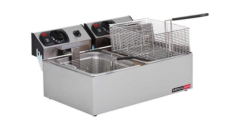 ANVIL Double Electric Deep Fryer 2 x 5Lt