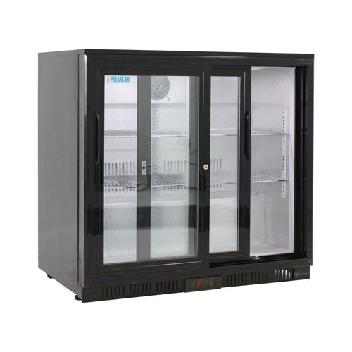 Back Bar Bottle Cooler – 2 Door, Sliding